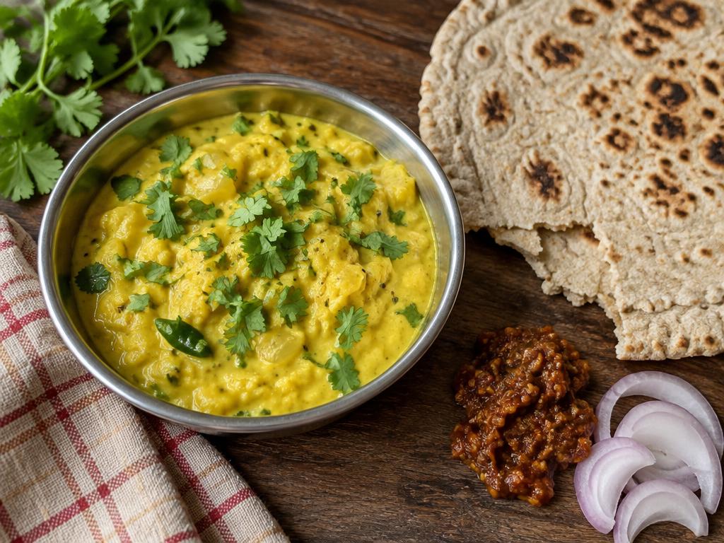 Today's Pithla Bhakri Thali — photo 2