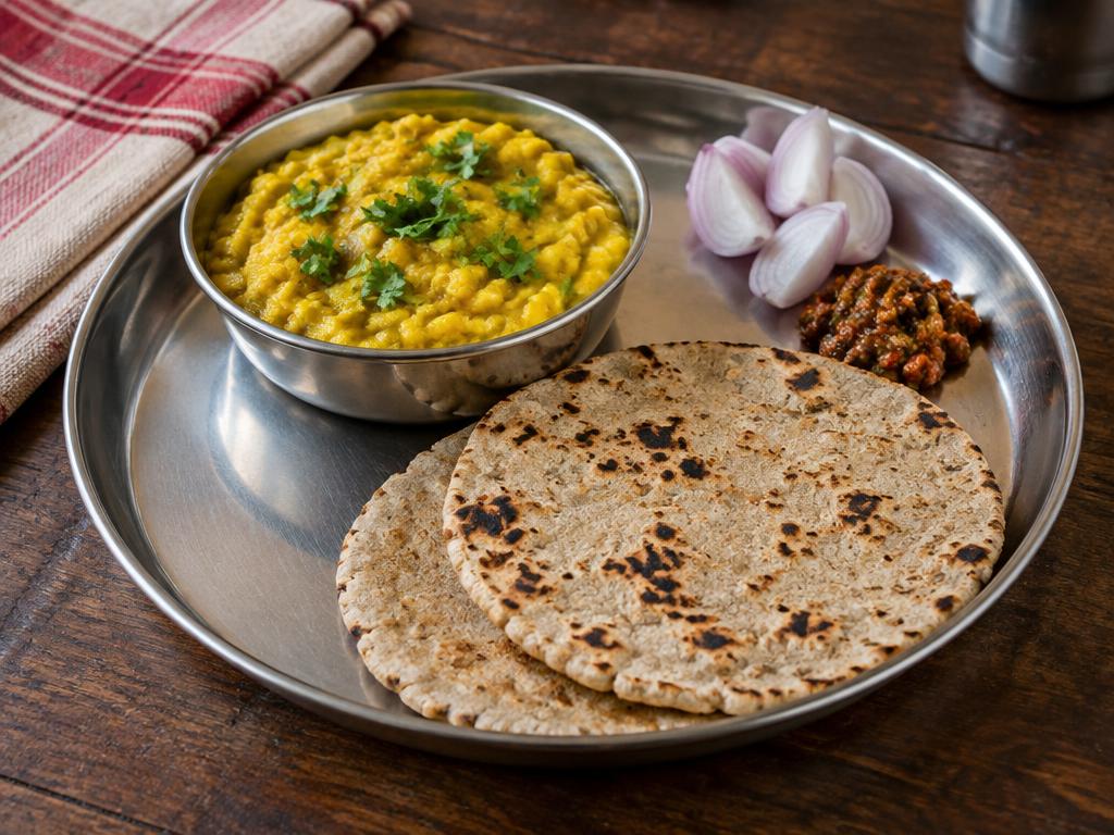 Today's Pithla Bhakri Thali — photo 3